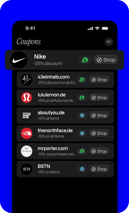 Scan inbox and social media for coupons